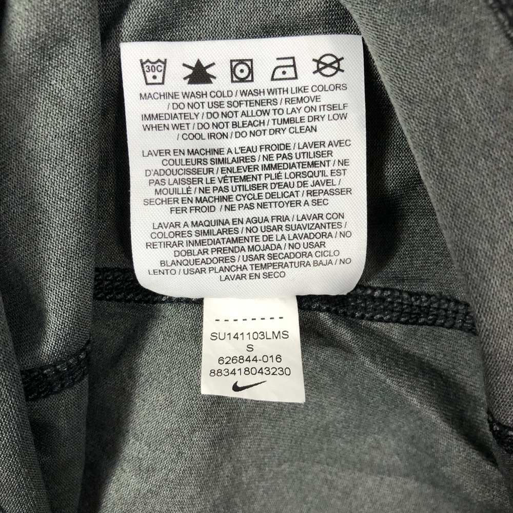 Nike Tank Top Women's Size Small Gray Black Dri Fit Regular Fit Athletic Workout - Picture 7 of 10